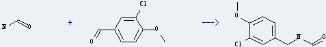 Benzaldehyde, 3-chloro-4-methoxy- can be used to produce N-(3-chloro-4-methoxybenzyl)formamide.